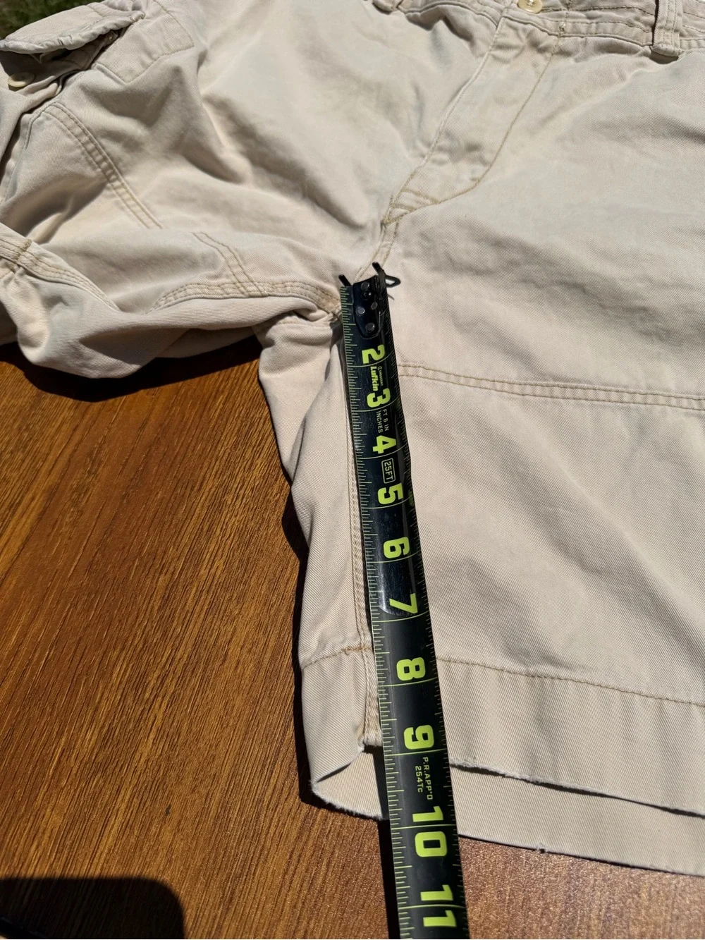 Ralph Lauren Polo Cargo Shorts Men’s 42 Beige Khaki Utility Casual